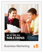 Business Marketing Postcard Template Set 