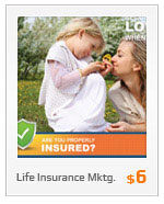 Life Insurance Marketing Postcard Template