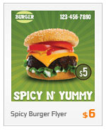 Spicy Burger Flyer