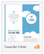 Travel Business Agency Tri-fold