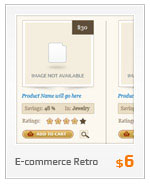 E-commerce Pack Retro Style