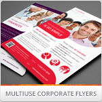 Multipurpose Corporate Flyers, Magazine Ads vol. 2
