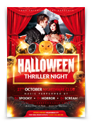 Halloween Thriller Night Party Flyer - 122