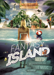 Fantasy Island Flyer Template