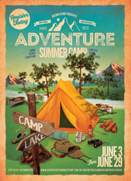 Adventure Summer Camp Flyer Template