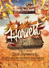 Design Cloud: Harvest Festival Flyer Template