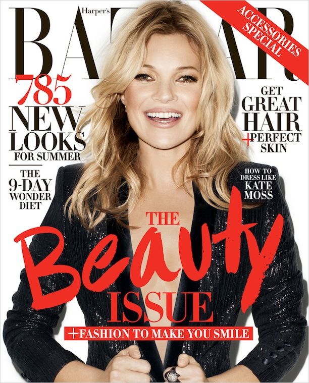 Best Cover Magazine - Who What Wear Kate Moss Harpers Bazaar May 2014 ...