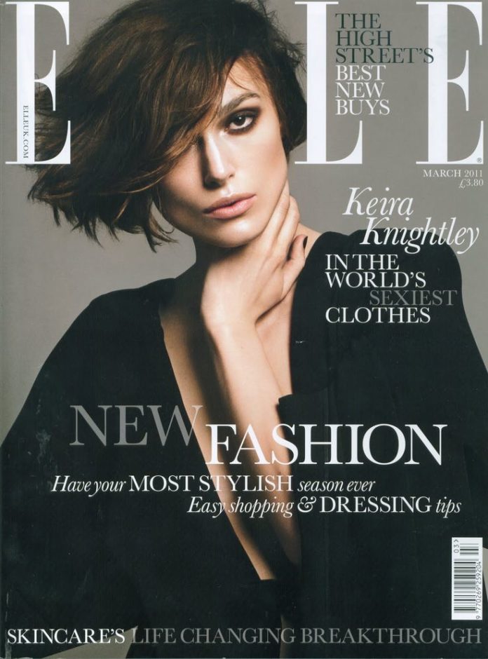 Best Cover Magazine - Keira Knightley for ELLE UK - CoDesign Magazine ...