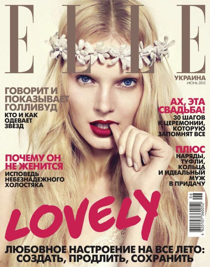 Best Cover Magazine - Anastasija Kondratjeva, Elle Magazine [Ukraine ...