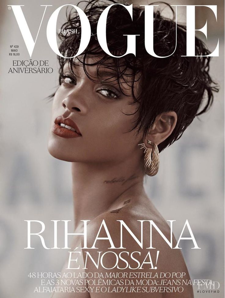 Best Cover Magazine - Rihanna, Vogue Brazil, May 2014 - CoDesign ...