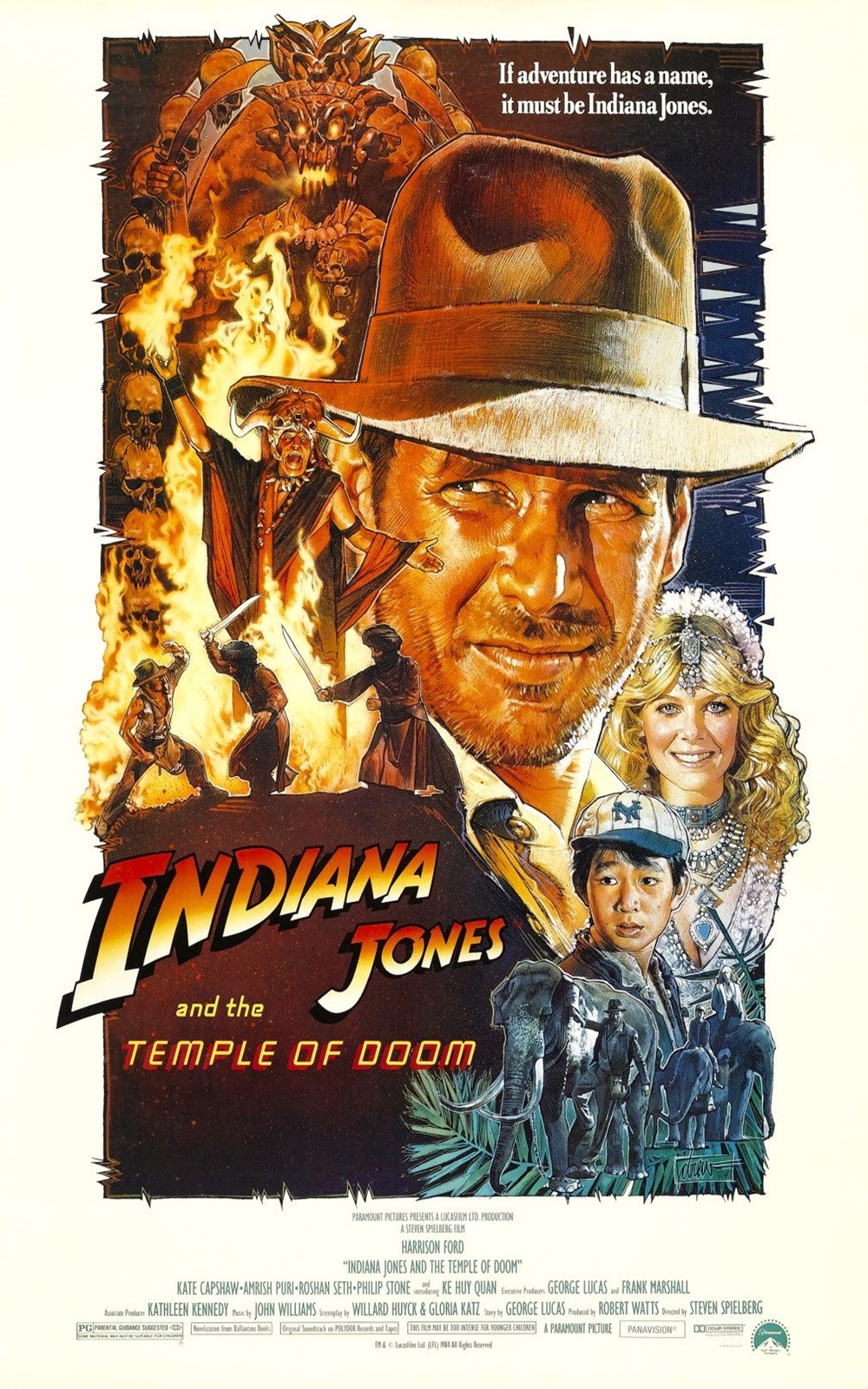 Movie Posters Indiana Jones The Temple Of Doom 1982 Of Home Doom Design