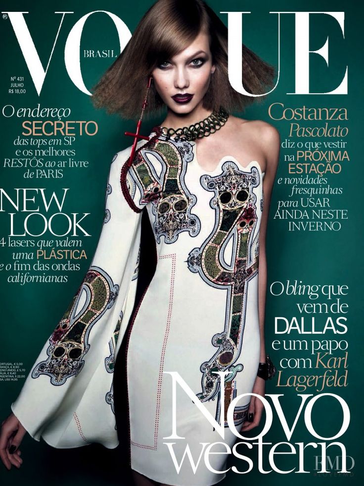 Best Cover Magazine - Covers of Vogue Brazil with Karlie Kloss, 958 ...