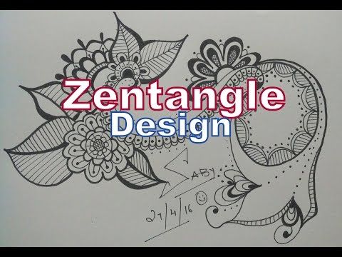 Draw Pattern - How To Draw Complex Zentangle Art Design For Beginners ...