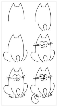 Draw Pattern - Comment dessiner un chat - CoDesign Magazine | Daily ...