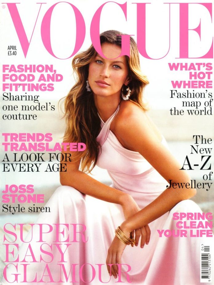Best Cover Magazine - Gisele Bundchen by Patrick Demarchelier Vogue UK ...