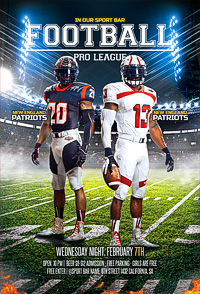 American Football Flyer / Football League '14