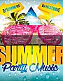 Summer Party Music CD Template