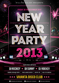 New Year Bash Party Flyer - 10