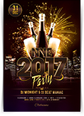 NYE 2017 Party Flyer