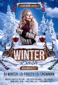 Christmas Party Flyer Template - 2