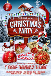 Christmas Party Flyer Template - 12