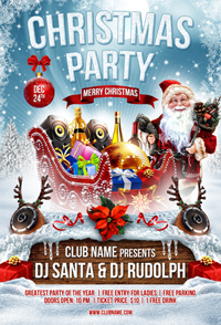 Christmas Party Flyer Template - 19