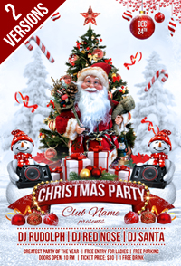 Christmas Party Flyer Template - 17