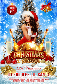 Christmas Party Flyer Template - 23